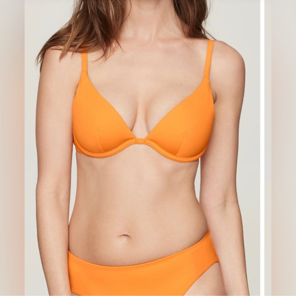 Cuup The Plunge Nectar Swim Top Nwt